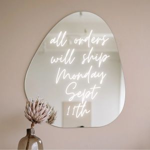 All orders made this week will ship Monday September 11th: thank you!